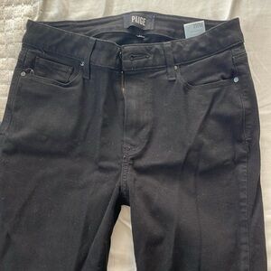 Paige jeans size 28 black skinny jean